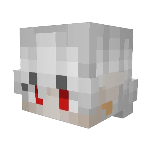 GtcBlaze Minecraft avatar head, 3D render
