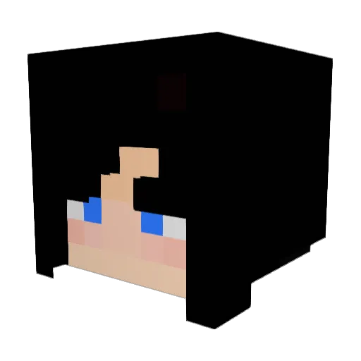 GtechVira Minecraft avatar head, 3D render