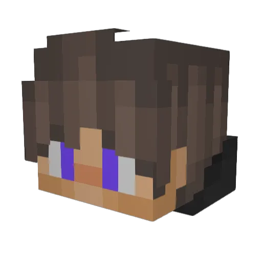GtzMemo Minecraft avatar head, 3D render