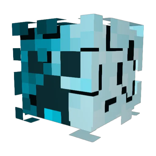 GuKeYu Minecraft avatar head, 3D render