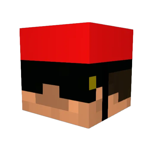 GuTiCo397 Minecraft avatar head, 3D render