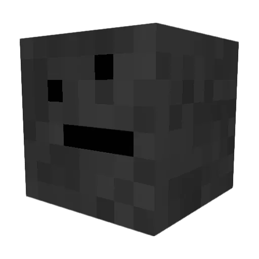Guacamold Minecraft avatar head, 3D render