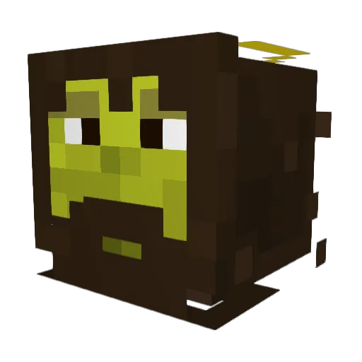 GuacamoleChipp Minecraft avatar head, 3D render