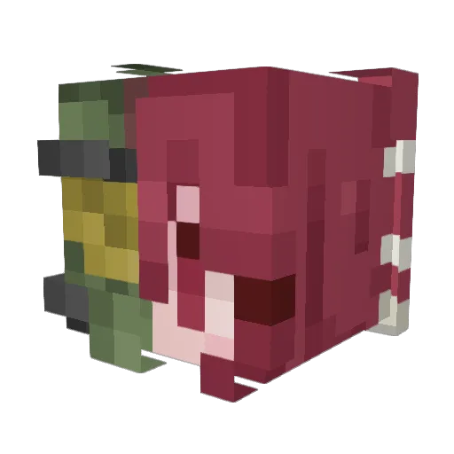 GuacamoleMan475 Minecraft avatar head, 3D render