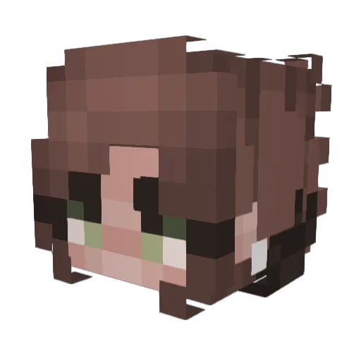 Guacamole_Kitty Minecraft avatar head, 3D render