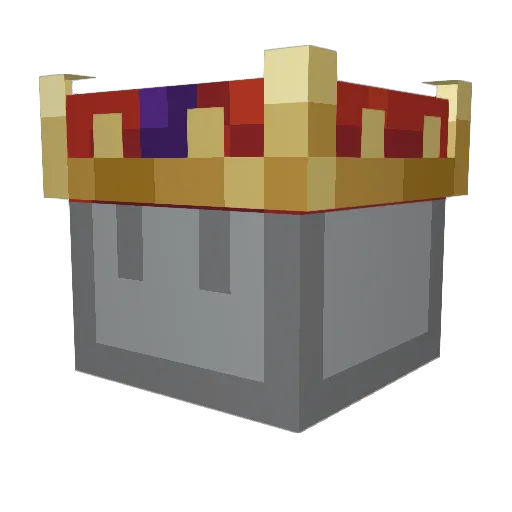 Gualdo Minecraft avatar head, 3D render