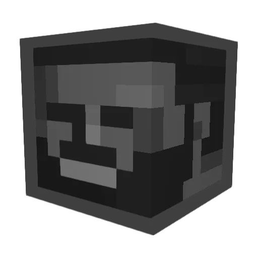Guamoli Minecraft avatar head, 3D render