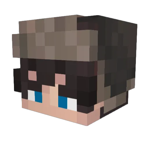 Guancarlo Minecraft avatar head, 3D render