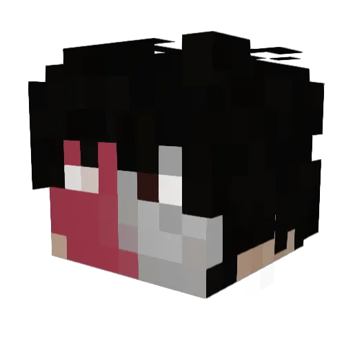 GuangzhouOnTop Minecraft avatar head, 3D render