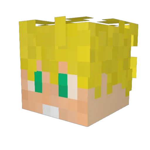 Guarana_Jesus Minecraft avatar head, 3D render