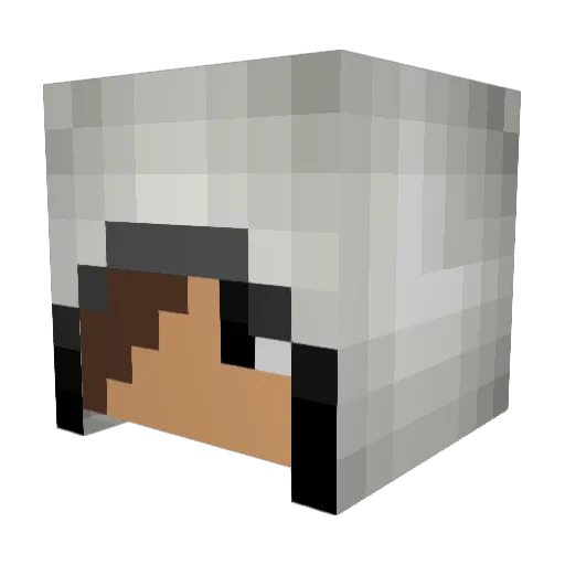 Guardado99 Minecraft avatar head, 3D render