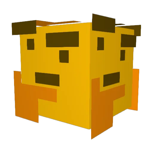 GuardedWillz Minecraft avatar head, 3D render