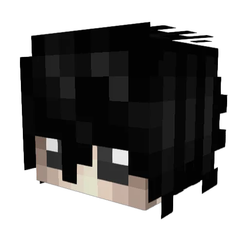 GuardianBlazeMC Minecraft avatar head, 3D render