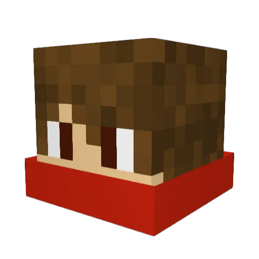 Guardian_Derg Minecraft avatar head, 3D render