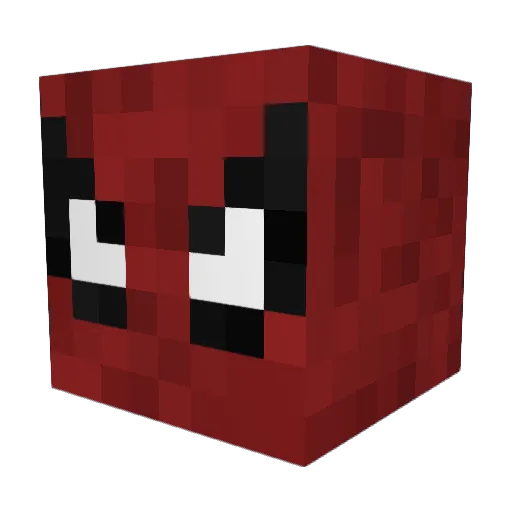 Gubu16 Minecraft avatar head, 3D render