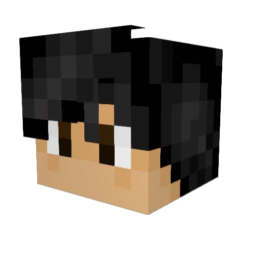 Gucchi0623 Minecraft avatar head, 3D render