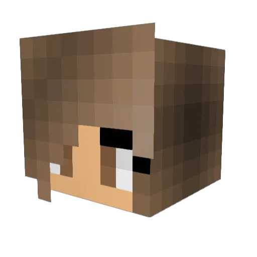 Gucci2019 Minecraft avatar head, 3D render