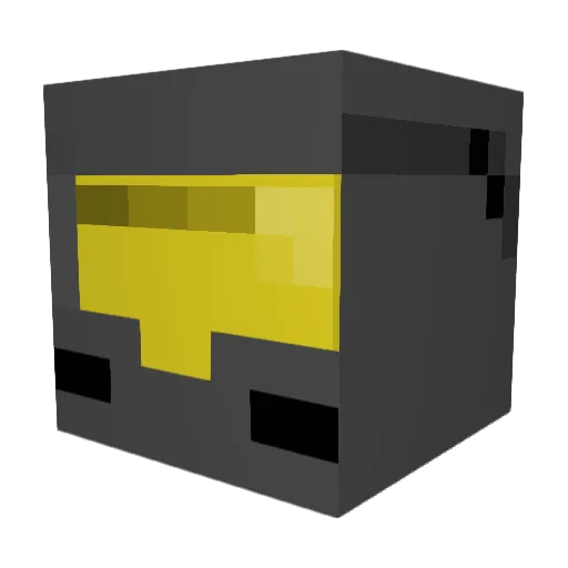GucciDaddi Minecraft avatar head, 3D render