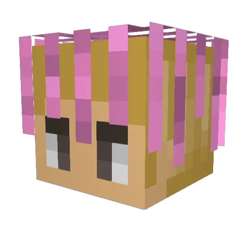 GucciGoggle Minecraft avatar head, 3D render