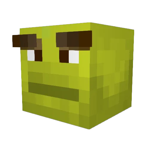 GucciLeanCuisine Minecraft avatar head, 3D render