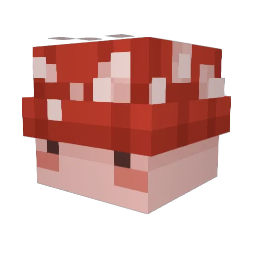 GucciPochi Minecraft avatar head, 3D render