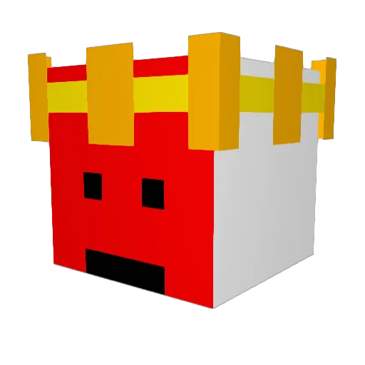GucciY2 Minecraft avatar head, 3D render
