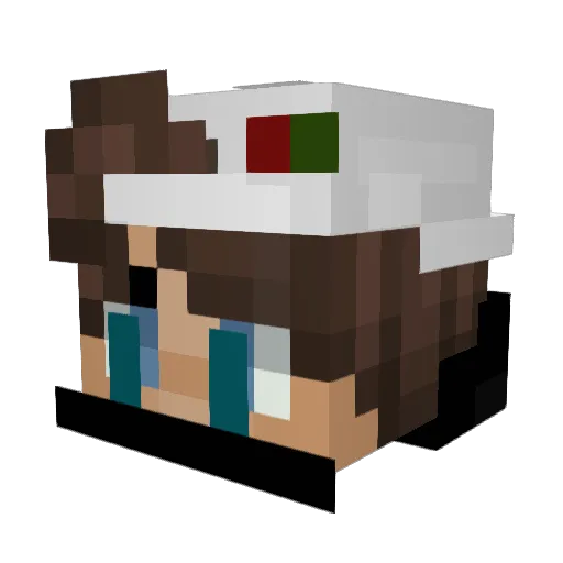 Gucci_Niels Minecraft avatar head, 3D render