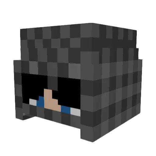 Guciek2115 Minecraft avatar head, 3D render