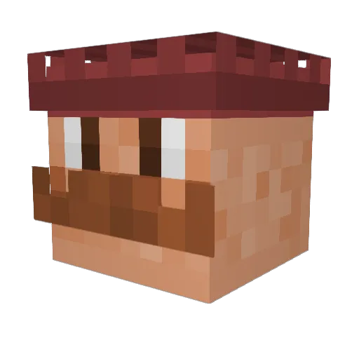Gucki_27 Minecraft avatar head, 3D render