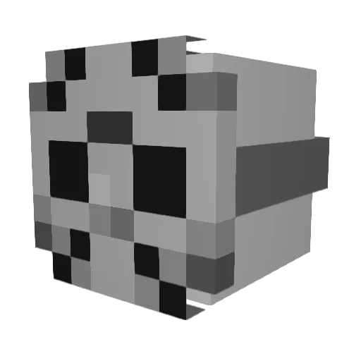 GucluOmer Minecraft avatar head, 3D render