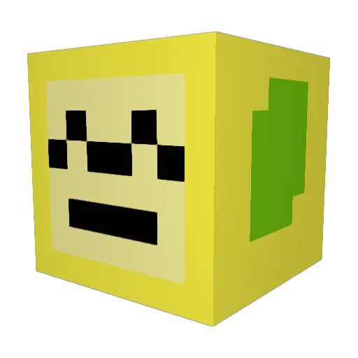 GudTroy Minecraft avatar head, 3D render
