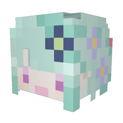 Guden_Yu Minecraft avatar head, 3D render