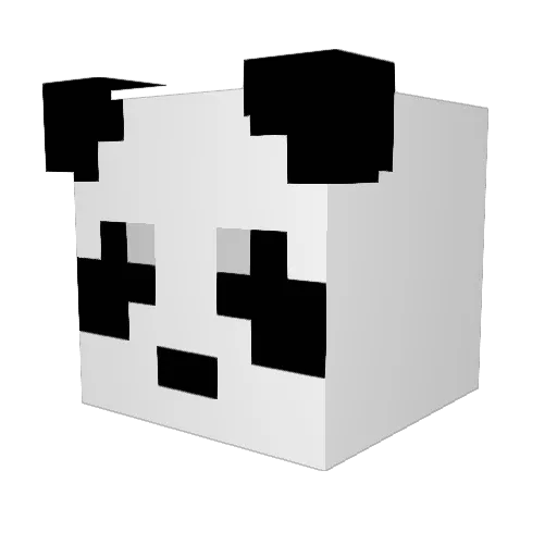 GueDarLio Minecraft avatar head, 3D render