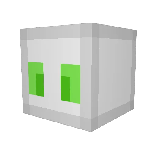 Guercio69 Minecraft avatar head, 3D render