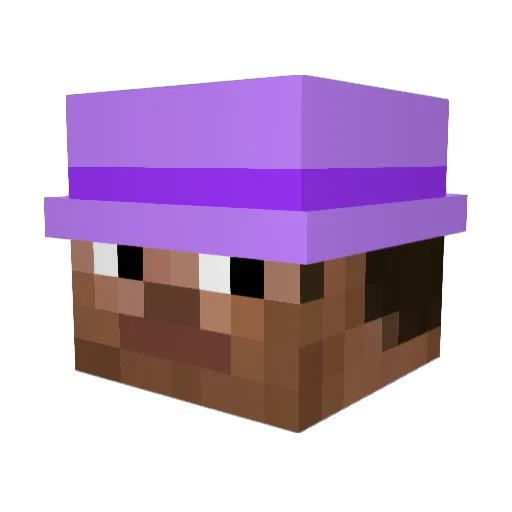 GuessWhoIAmLOLOL Minecraft avatar head, 3D render