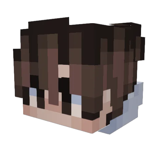 Guest2412 Minecraft avatar head, 3D render