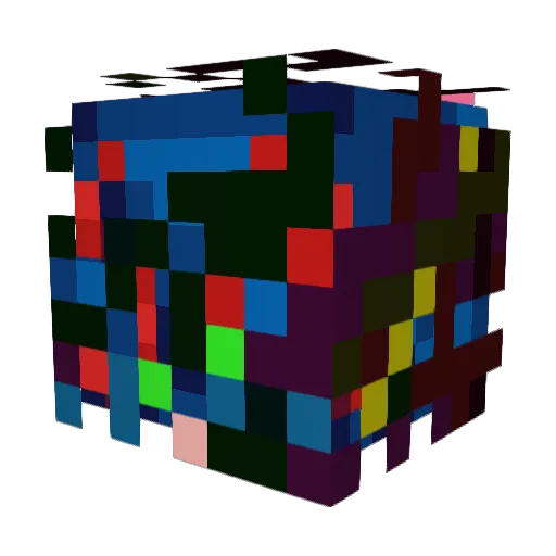 Guest555 Minecraft avatar head, 3D render