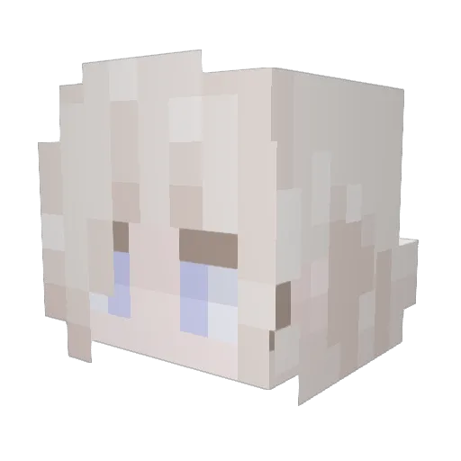 Guest_385674 Minecraft avatar head, 3D render