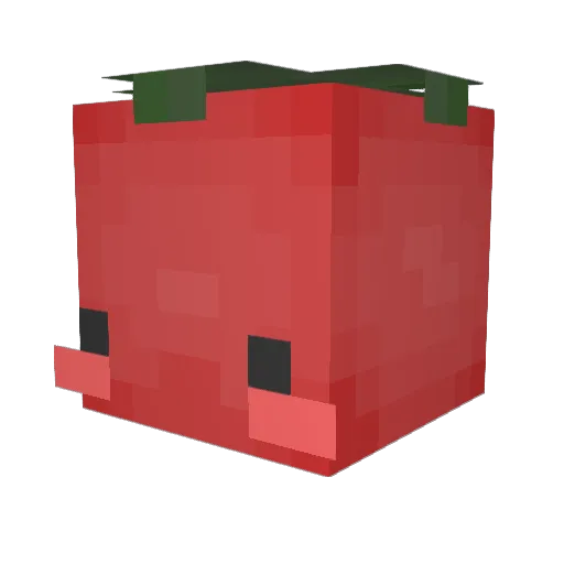 GugaBoss Minecraft avatar head, 3D render
