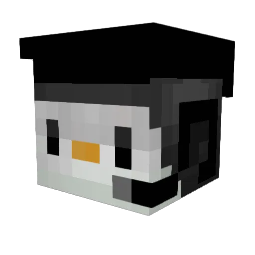 GugaMatun Minecraft avatar head, 3D render