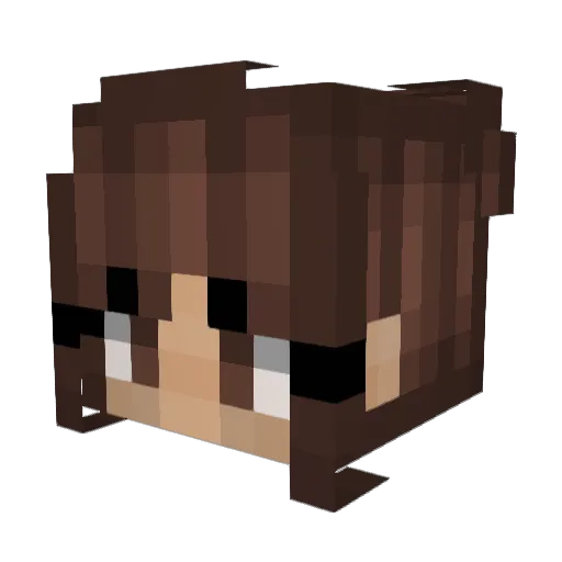 Gugamatschgi Minecraft avatar head, 3D render