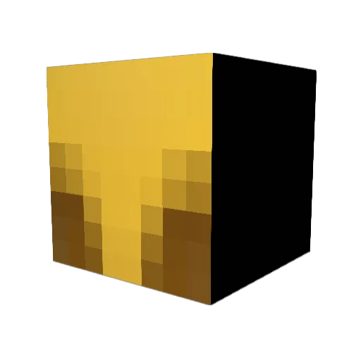 Guguhuh Minecraft avatar head, 3D render