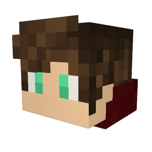 Gui4i20 Minecraft avatar head, 3D render