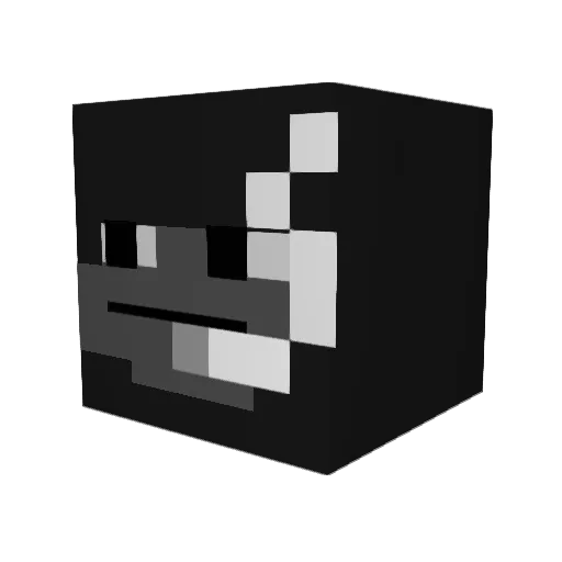 GuiBrNinja Minecraft avatar head, 3D render