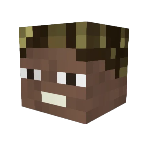 GuiExDoRodo Minecraft avatar head, 3D render