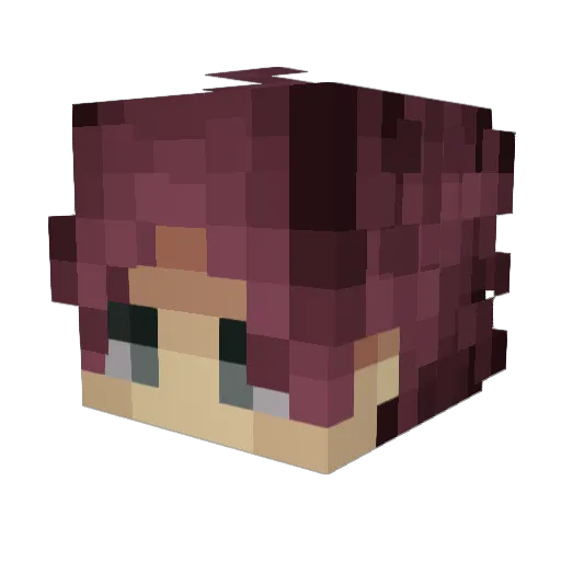 GuiExecutor Minecraft avatar head, 3D render