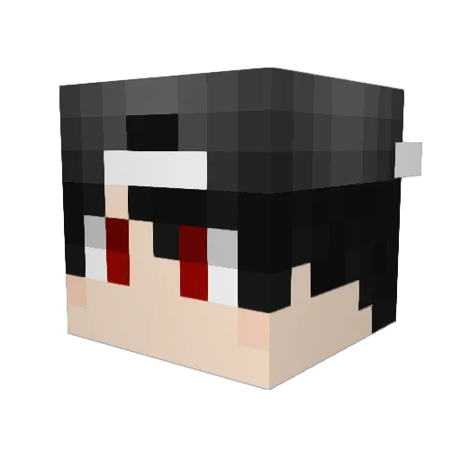 GuiGuiLive Minecraft avatar head, 3D render