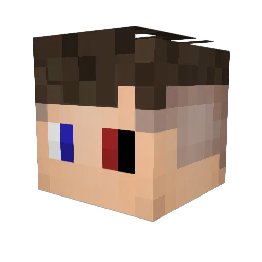 GuiHunterBr Minecraft avatar head, 3D render