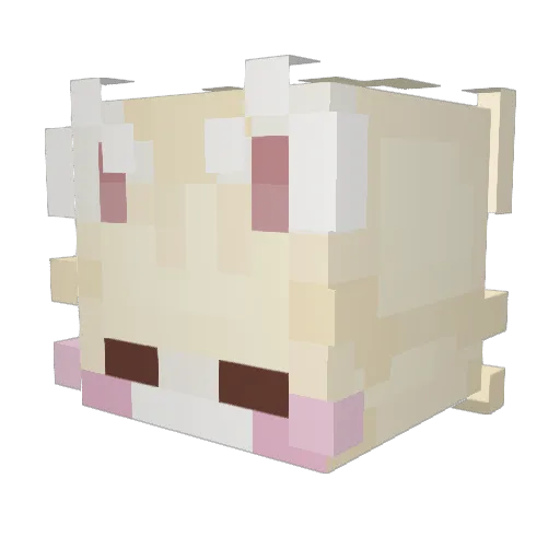 GuiLarocca Minecraft avatar head, 3D render