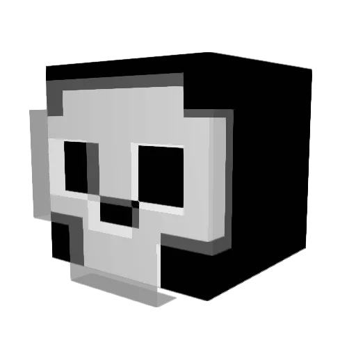 GuiTheRunner Minecraft avatar head, 3D render